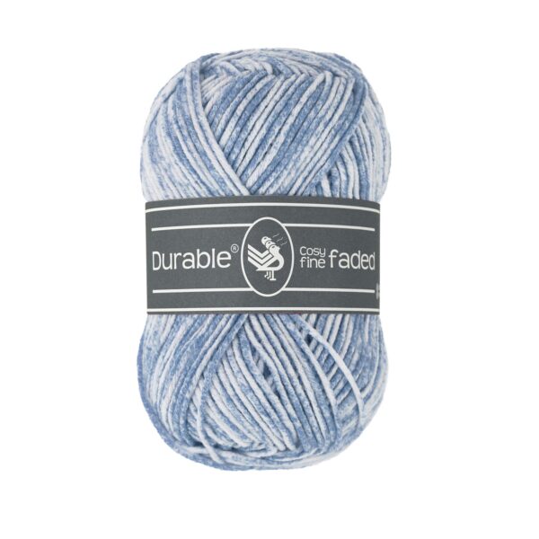 Durable Cosy Fine Faded bol 50 gram Blue Grey