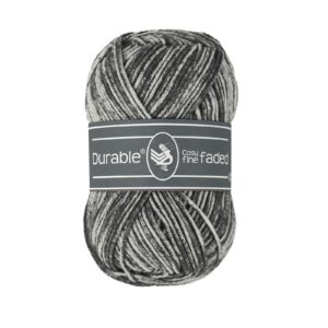 Durable Cosy Fine Faded bol 50 gram Black