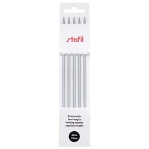Breinaald dubbele punt aluminium 5 stuks 20cm 4.00mm