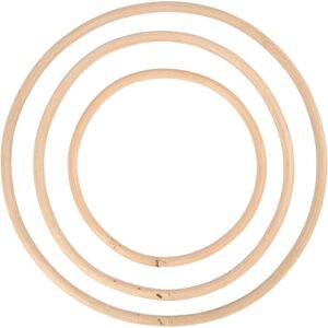 Bamboe Ringen 15,3-25,5 cm Naturel 3 stuks