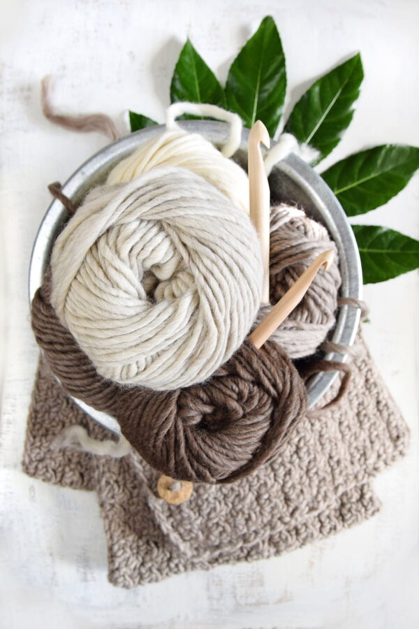 Durable Chunky Wool brei- en haakgaren 326 Ivory - Afbeelding 7