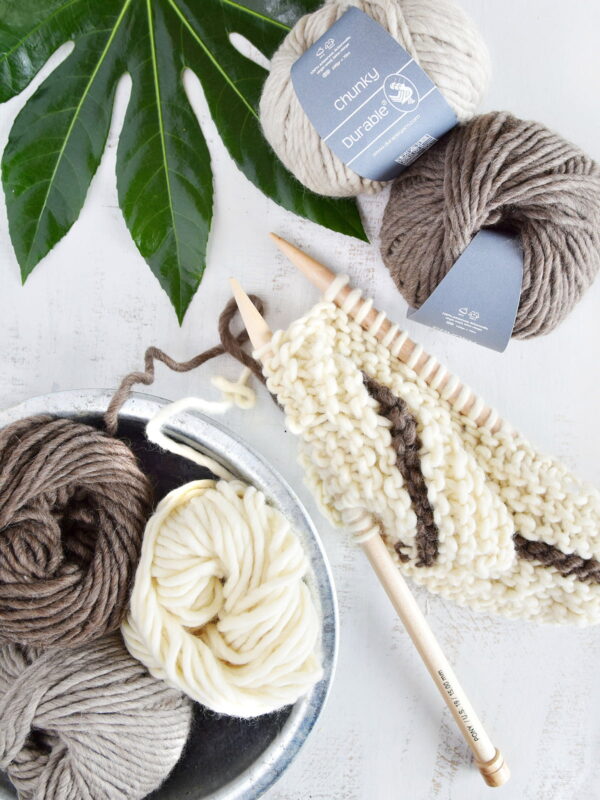 Durable Chunky Wool brei- en haakgaren 326 Ivory - Afbeelding 6