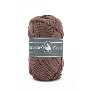 Durable Coral katoen 50 gram 2229 - Chocolate