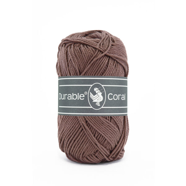 Durable Coral katoen 50 gram 2229 - Chocolate