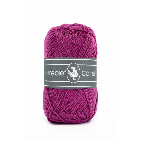 Durable Coral katoen 50 gram 248 - Cerise