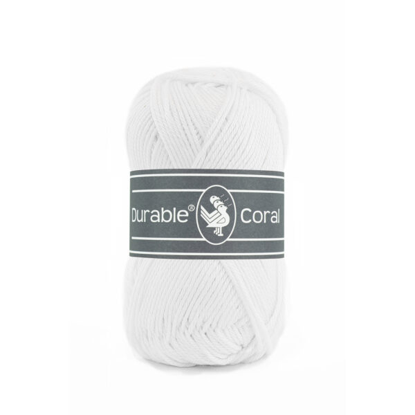 Durable Coral katoen 50 gram 310 - White