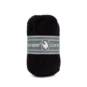 Durable Coral katoen 50 gram 325 - Black