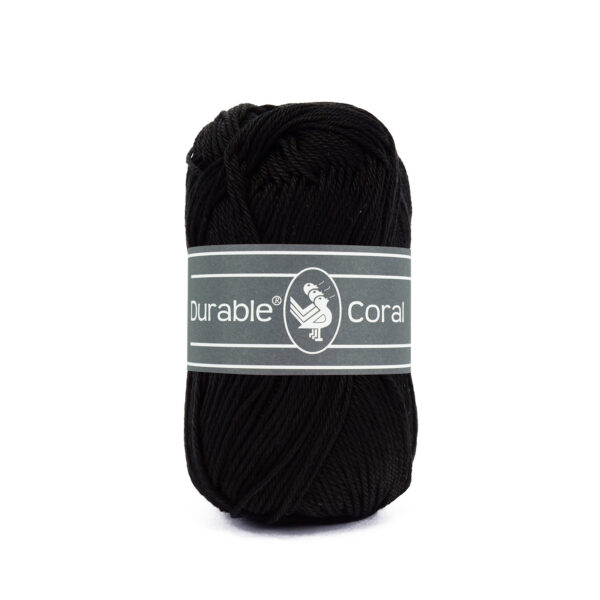 Durable Coral katoen 50 gram 325 - Black