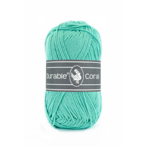 Durable Coral katoen 50 gram 338 - Aqua