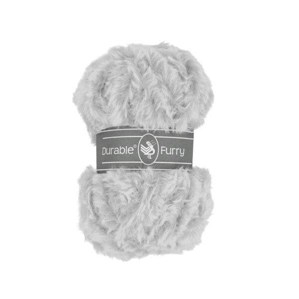Durable Furry brei- en haakgaren 2228 Silver Grey