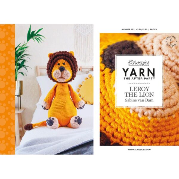 Leroy de leeuw- Haakpatroon leeuw - Yarn the after party 131 - Afbeelding 7