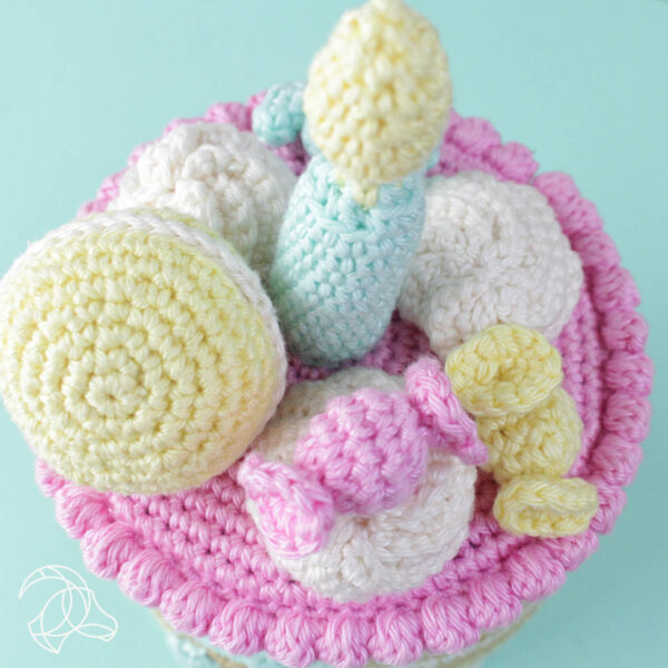 DIY Haakpakket - Taartje met cijfers - Afbeelding 4