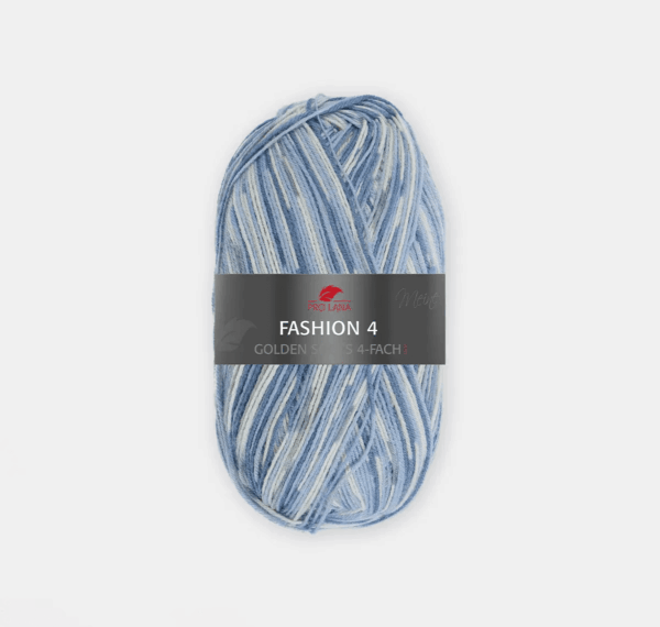 Pro Lana Fashion 4 Sokkenwol Golden Socks 682 blauw