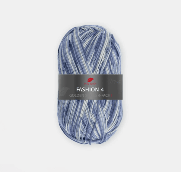Pro Lana Fashion 4 Sokkenwol Golden Socks 684 blauw