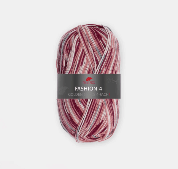 Pro Lana Fashion 4 Sokkenwol Golden Socks 686 roze