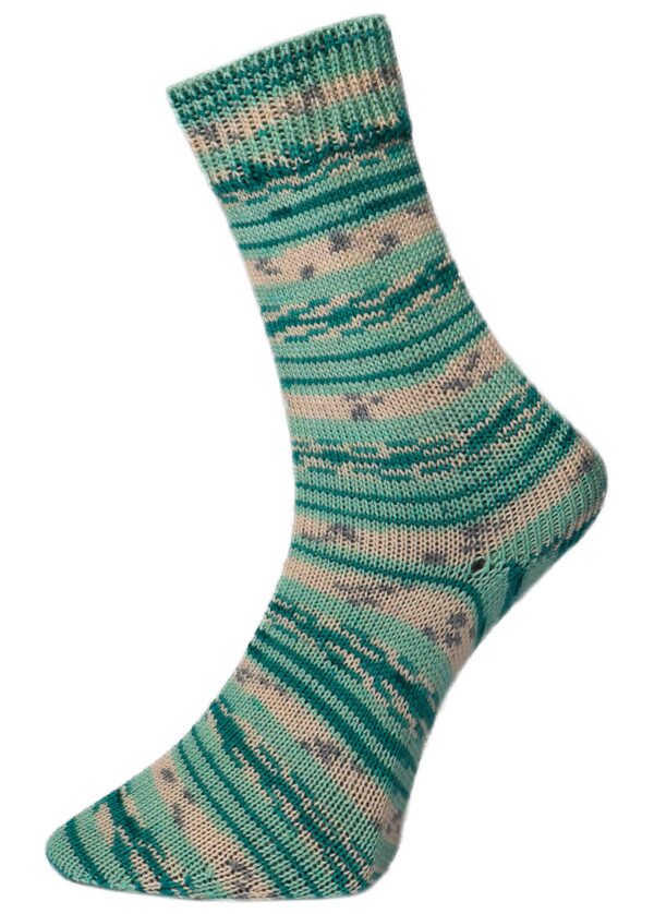 Pro Lana Fashion 4 Sokkenwol Golden Socks 683 groen - Afbeelding 2
