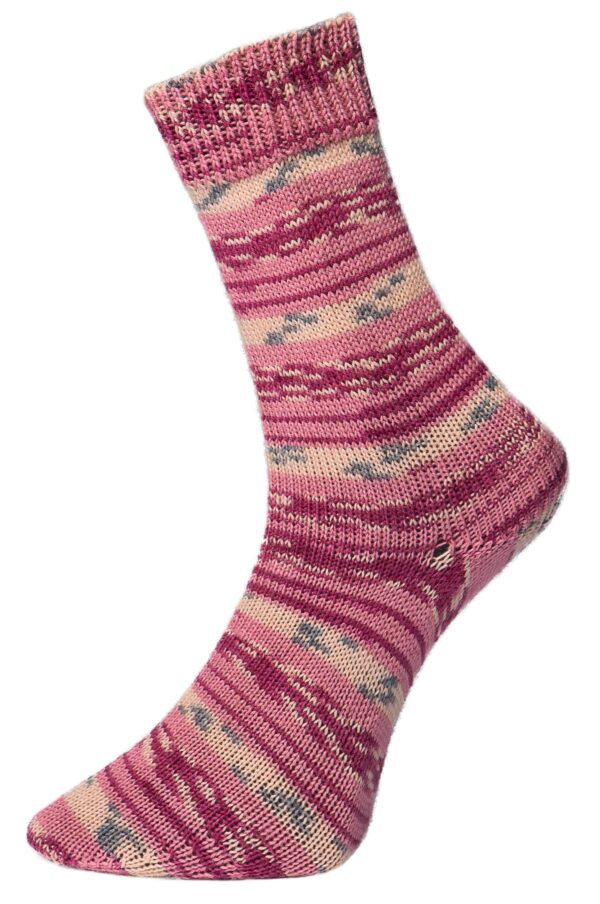 Pro Lana Fashion 4 Sokkenwol Golden Socks 685 paars - Afbeelding 2