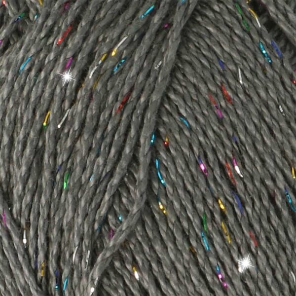 Scheepjes Catona Shine 50g - 242-R Metal Grey - Rainbow - Afbeelding 2