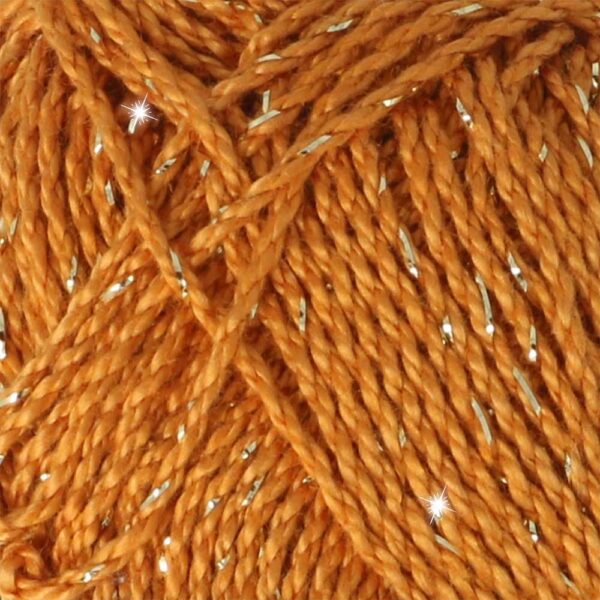 Scheepjes Catona Shine 50g - 383-G Ginger Gold - Gold - Afbeelding 2