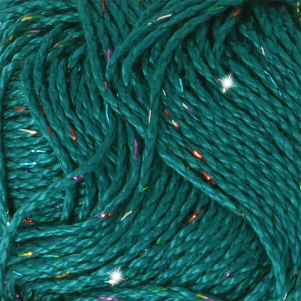 Scheepjes Catona Shine 50g - 401-R Dark Teal - Rainbow - Afbeelding 2