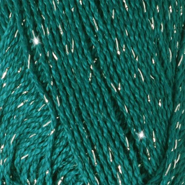 Scheepjes Catona Shine 50g - 401-S Dark Teal - Silver - Afbeelding 2