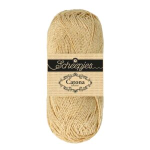 Scheepjes Catona Shine 50g - 404-G English Tea - Gold