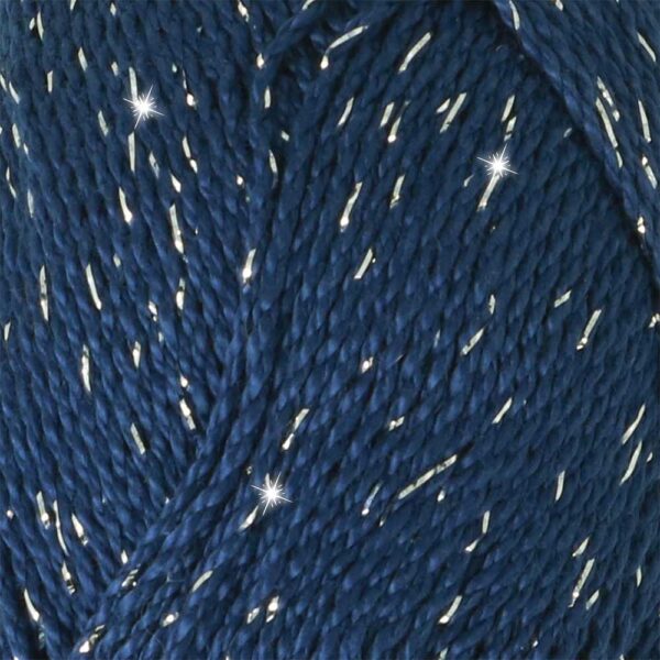 Scheepjes Catona Shine 50g - 527-S Midnight - Silver - Afbeelding 2