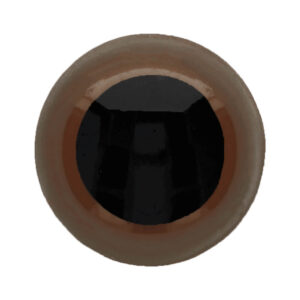 Veiligheidsoogjes 12mm bruin (5 paar)