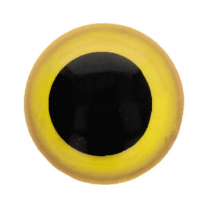 Veiligheidsoogjes 8mm geel (5 paar)