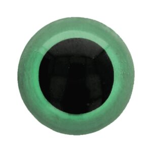 Veiligheidsoogjes 8mm groen (5 paar)