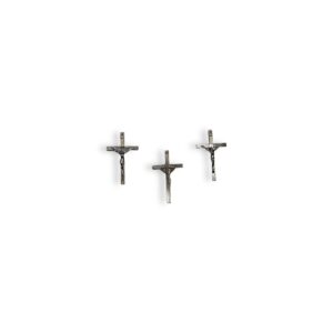Bedel Zilver Kruis Jezus 44mm
