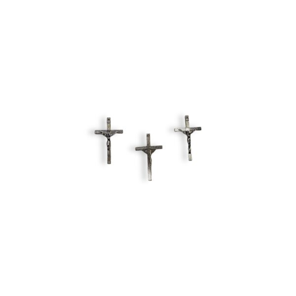 Bedel Zilver Kruis Jezus 44mm