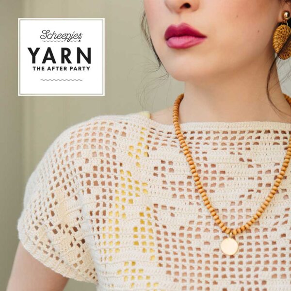 YARN The After Party nr.149 Gentle Breeze Filet Top - Afbeelding 6