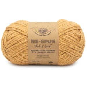 Lion Brand Re-Spun Thick & Quick Yarn Squash