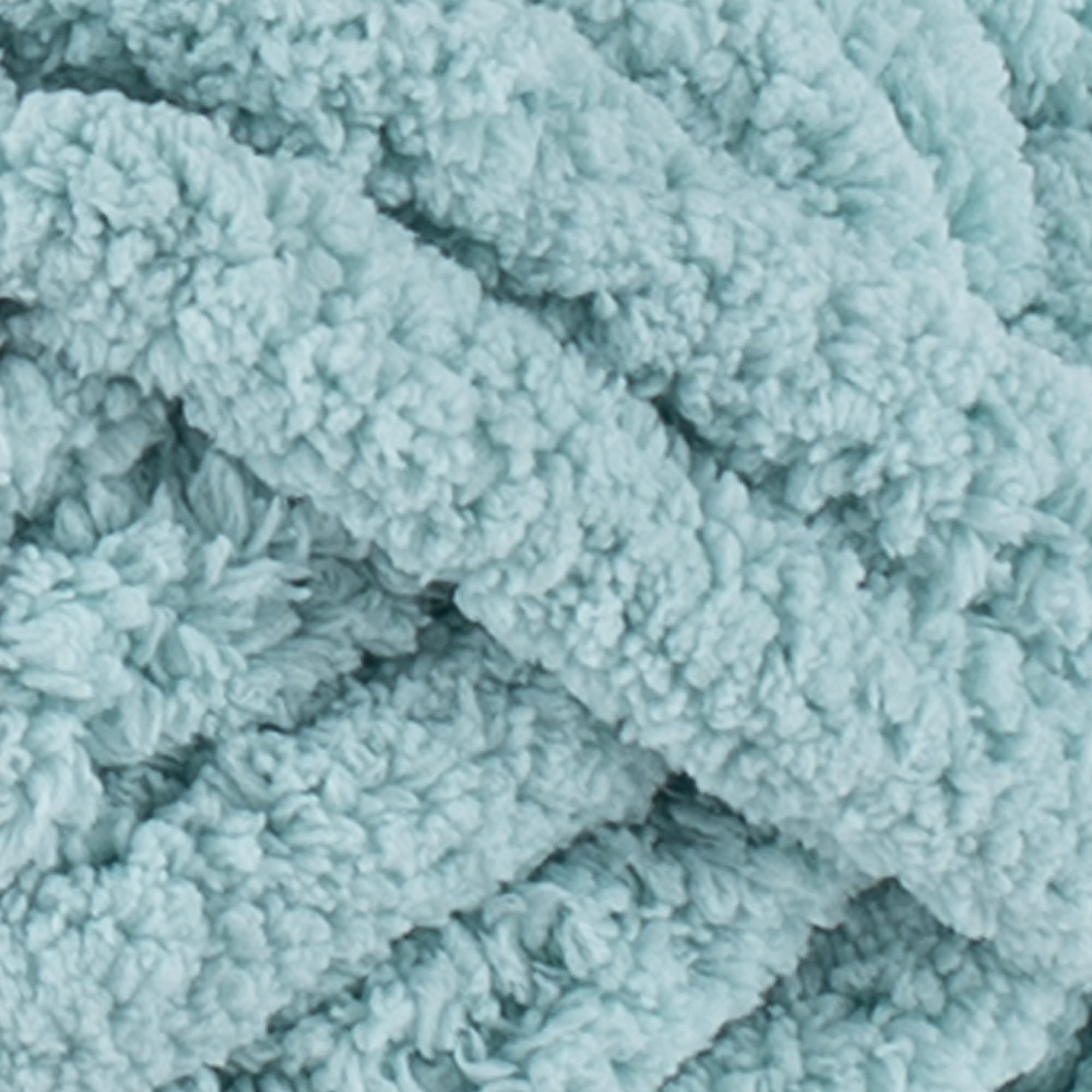 Lion Brand Yarn Chunky Knit Yarn Light Aqua - Afbeelding 2