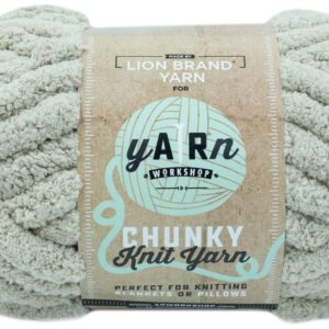 Lion Brand Yarn Chunky Knit Yarn Linen