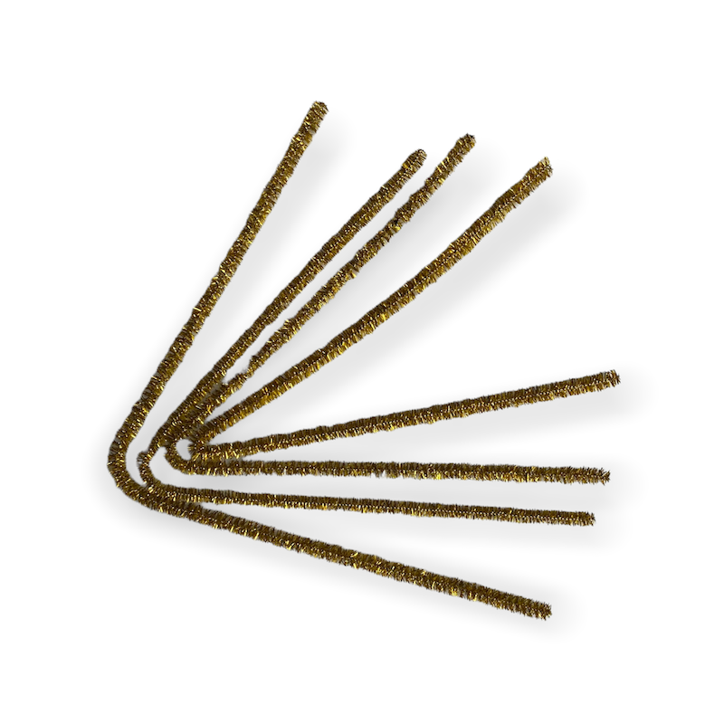 Pijpenrager 30 cm per 4 stuks Goud - Afbeelding 2