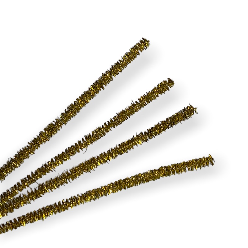 Pijpenrager 30 cm per 4 stuks Goud