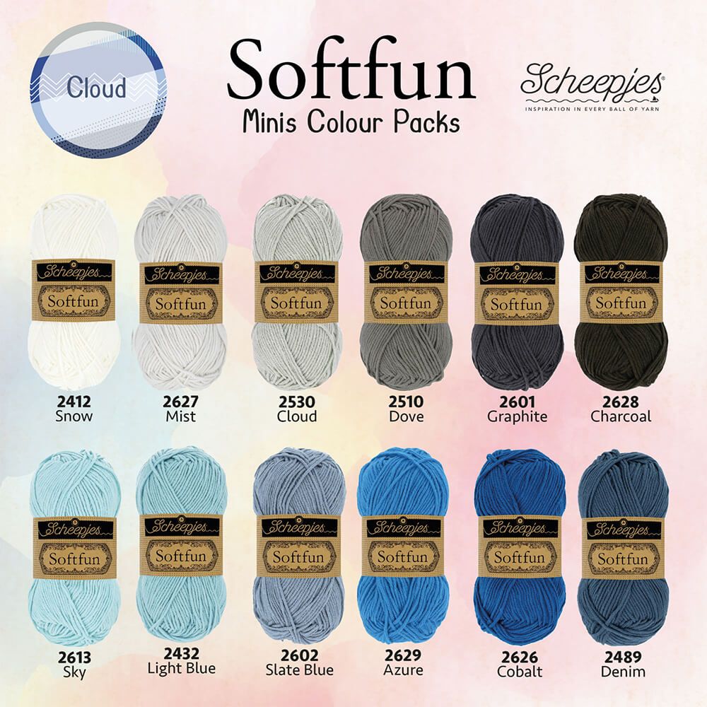 Scheepjes Softfun colour pack 12x20g Cloud - Afbeelding 2