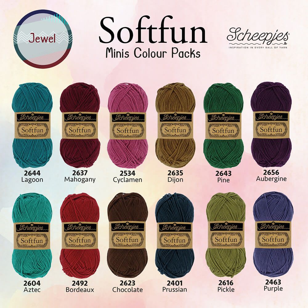 Scheepjes Softfun colour pack 12x20g Jewel - Afbeelding 2