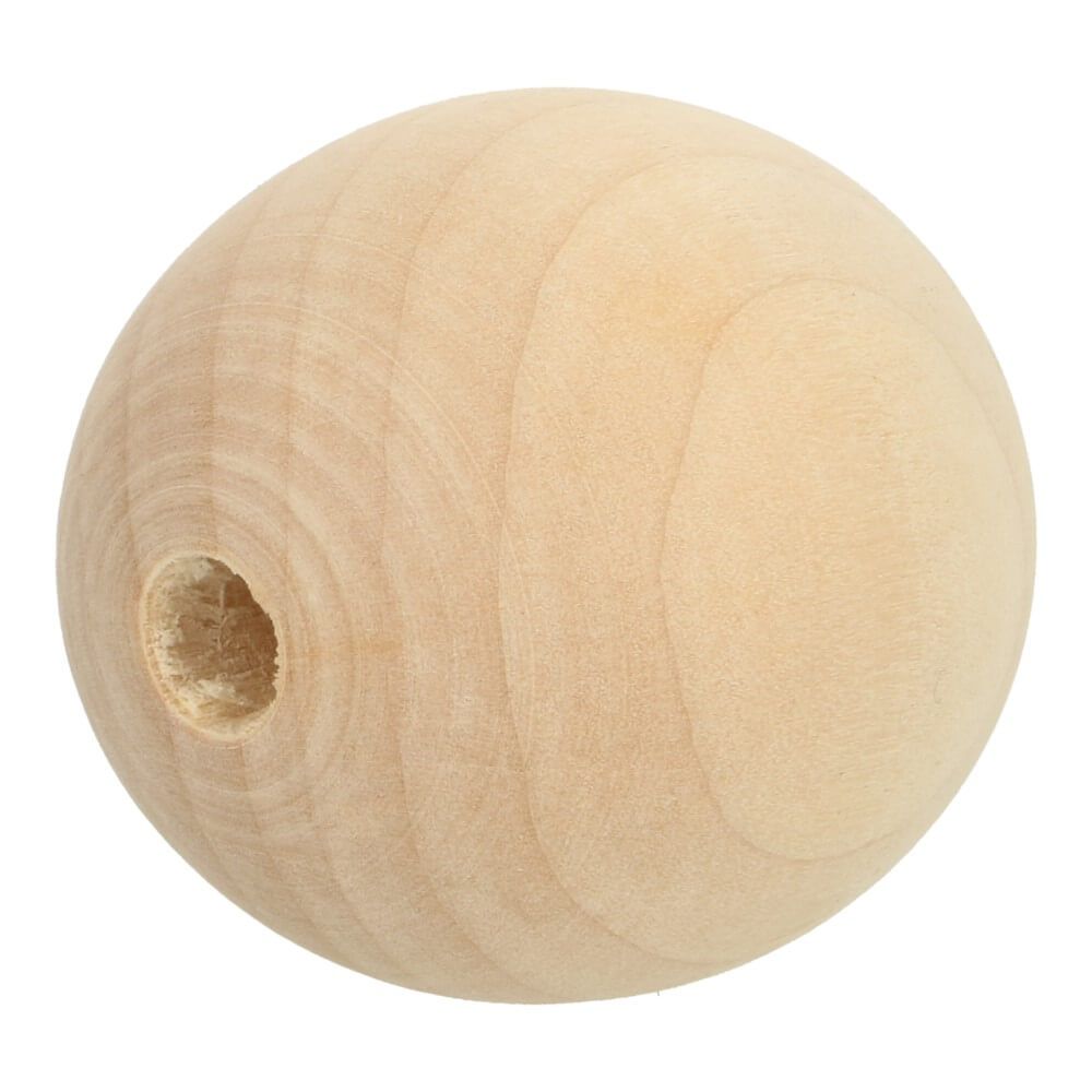 Houten kralen 8mm naturel
