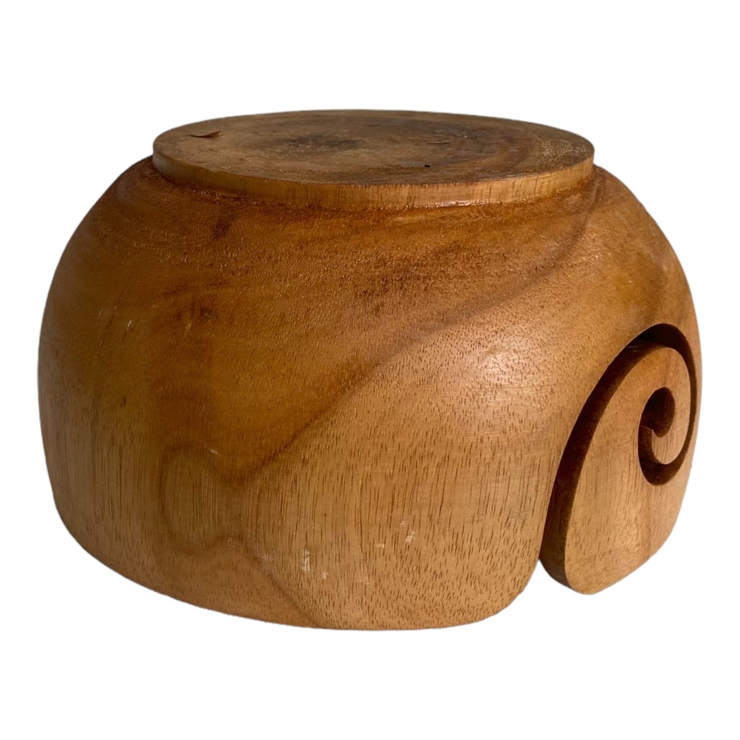 Haked Yarn Bowl Hout Handgemaakt Licht - Afbeelding 4