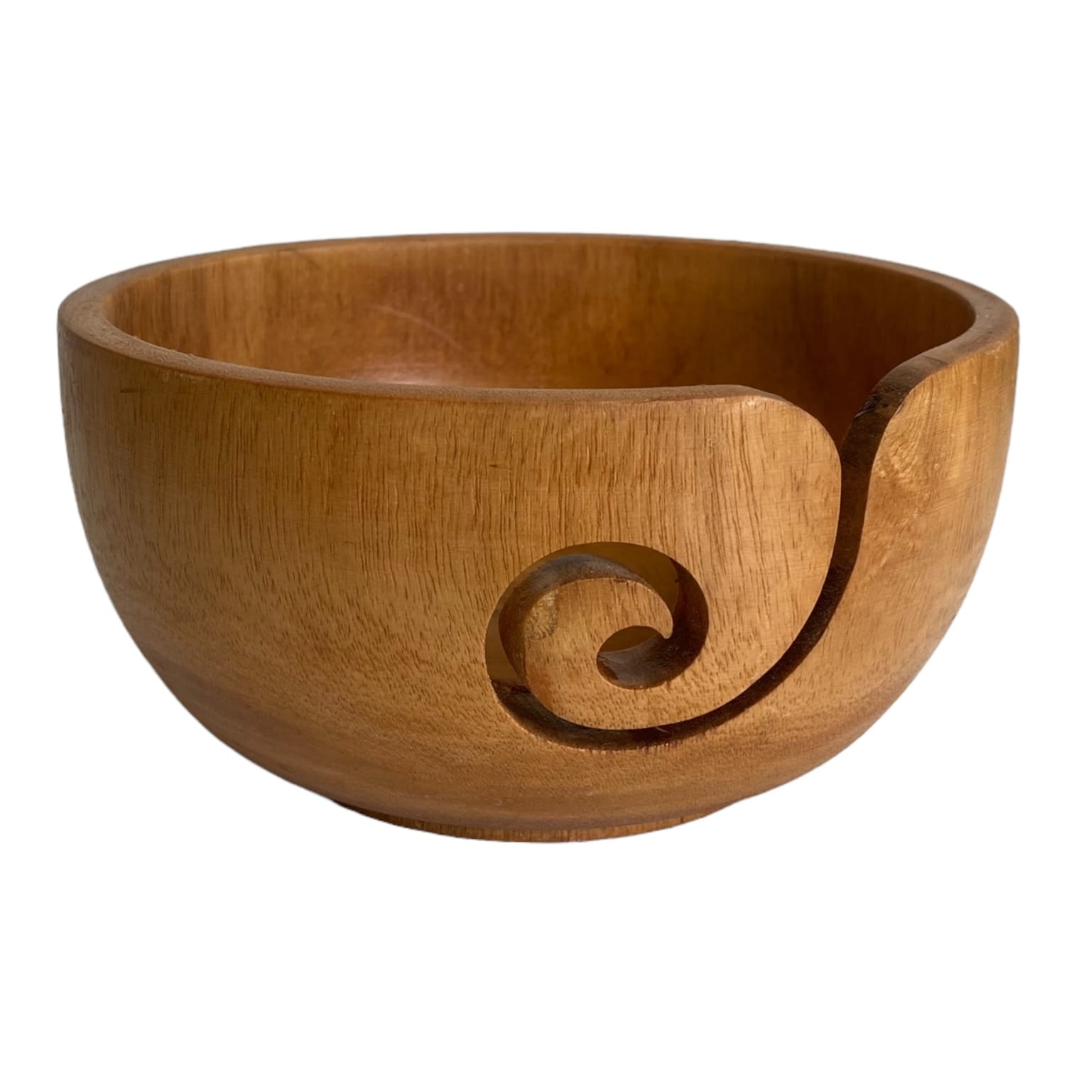 Haked Yarn Bowl Hout Handgemaakt Licht - Afbeelding 6