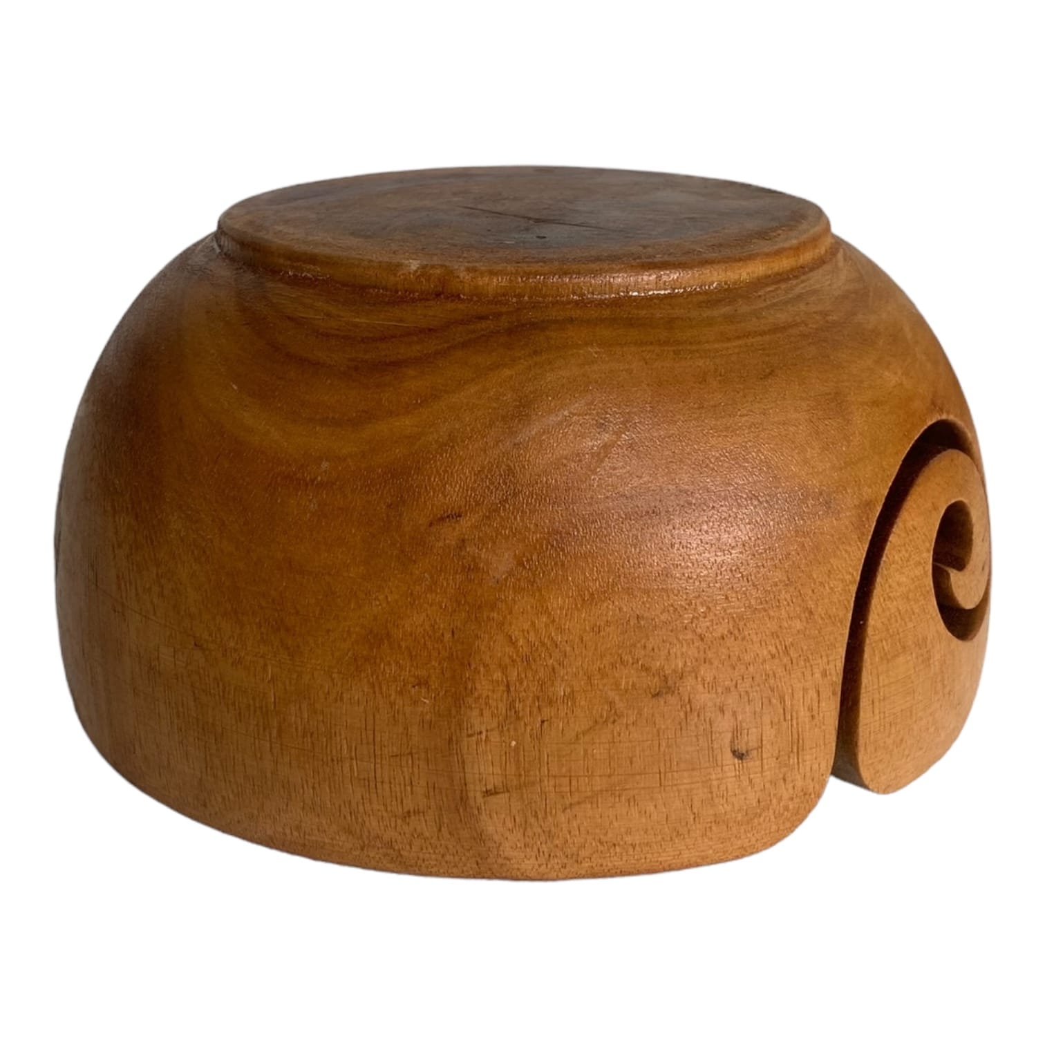 Haked Yarn Bowl Hout Handgemaakt Licht - Afbeelding 7