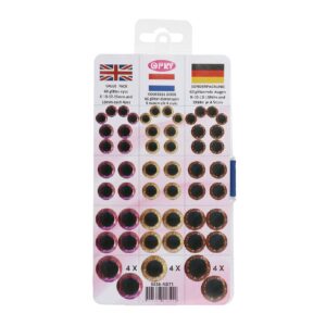 Veiligheidsoogjes Glitter 8-18mm Assorti