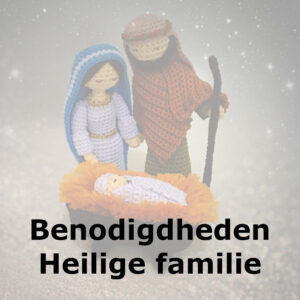 Benodigdheden De heilige familie