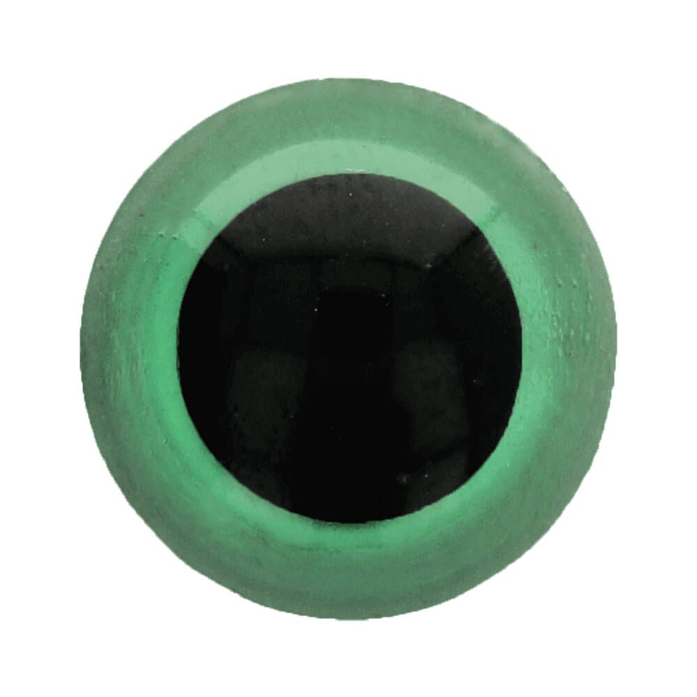 Veiligheidsoogjes 16mm Groen (3 paar)