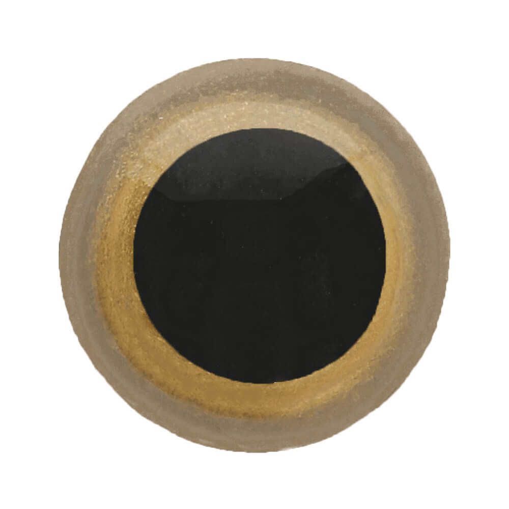 Veiligheidsoogjes 28mm Goud (2 paar)