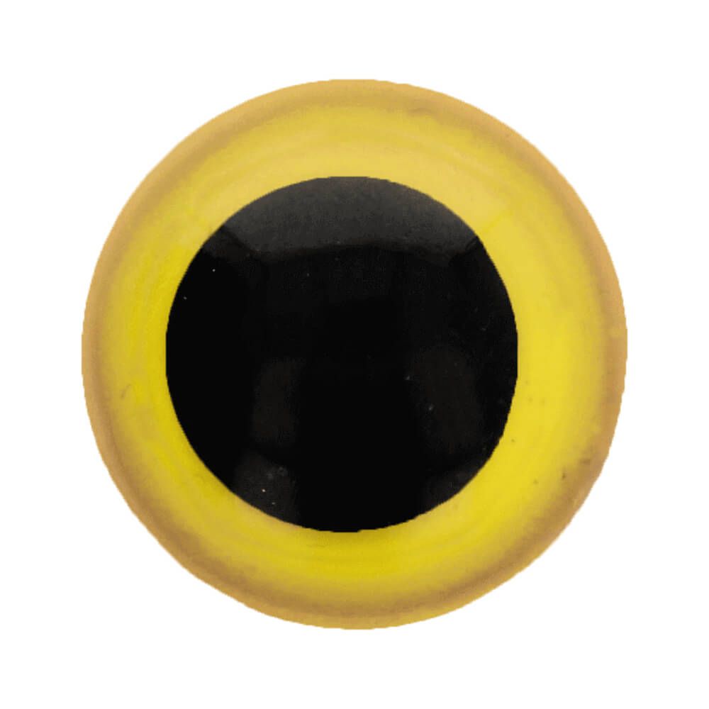 Veiligheidsoogjes 6mm Geel (5 paar)